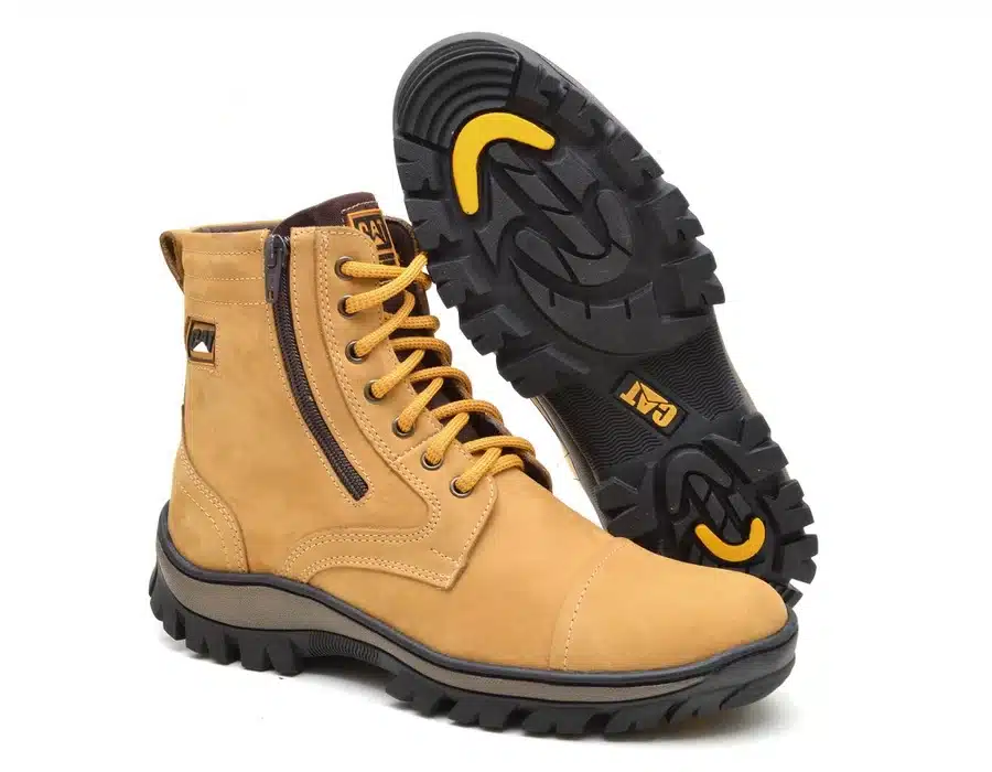 Retailer bota de couro caterpillar