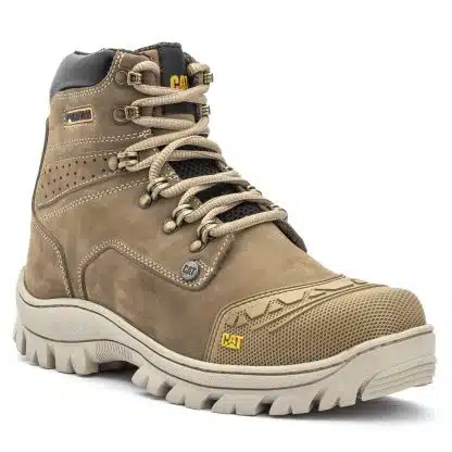 Bota Caterpillar 2190 Creme Nobuck Bico PVC Caterpillar Todos 6