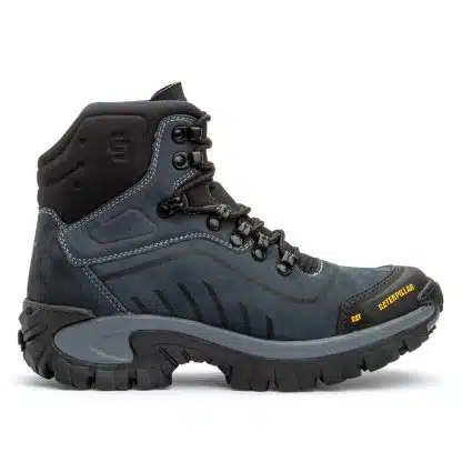 Bota Caterpillar Conquest Azul Nobuck Caterpillar Lançamentos 5