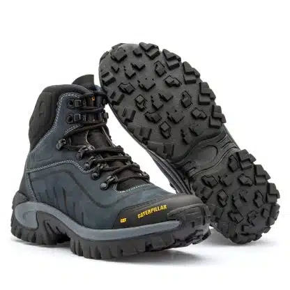 Bota Caterpillar Conquest Azul Nobuck Caterpillar Lançamentos 4