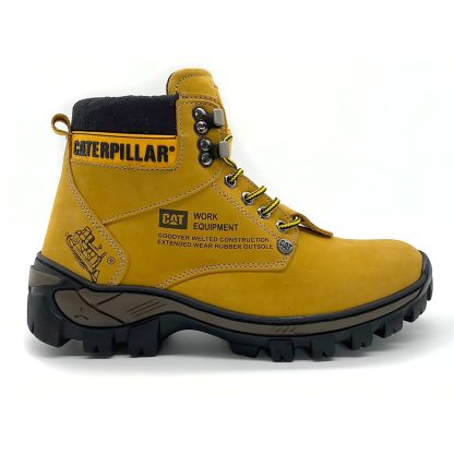 Bota Caterpillar 2115 Mostarda Nobuck Caterpillar Todos 3