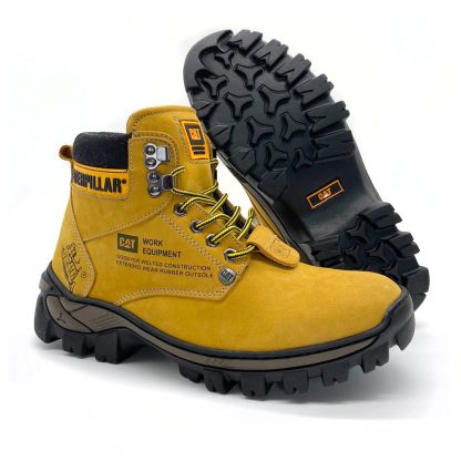 Bota Caterpillar 2115 Mostarda Nobuck Caterpillar Todos 4